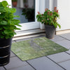 Piper Looms Chantille Modern ACN1365 Green Machine Washable Area Rug Scatter Outdoor Lifestyle Image Feature
