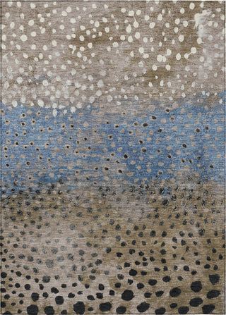 Piper Looms Chantille Dots ACN1369 Khaki Machine Washable Area Rug main image