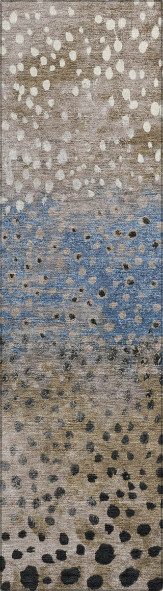 Piper Looms Chantille Dots ACN1369 Khaki Machine Washable Area Rug Runner Main Image
