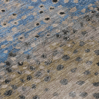 Piper Looms Chantille Dots ACN1369 Khaki Machine Washable Area Rug Swatch Image