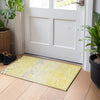 Piper Looms Chantille Dots ACN1370 Yellow Machine Washable Area Rug Scatter Lifestyle Image Feature