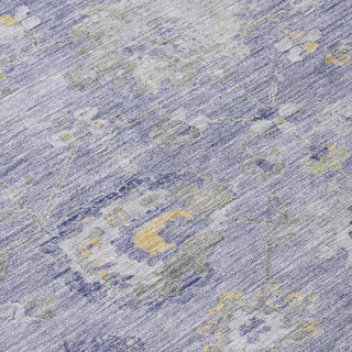 Piper Looms Chantille Formal ACN1372 Lavender Machine Washable Area Rug Swatch Image