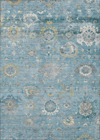 Piper Looms Chantille Formal ACN1373 Teal Machine Washable Area Rug main image