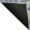 Piper Looms Chantille Formal ACN1375 Blue Machine Washable Area Rug Backing Image
