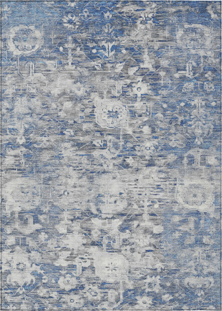 Piper Looms Chantille Formal ACN1375 Blue Machine Washable Area Rug main image