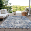 Piper Looms Chantille Formal ACN1375 Blue Machine Washable Area Rug Outdoor Lifestyle Image Feature