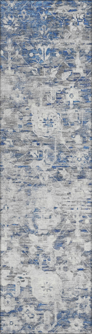 Piper Looms Chantille Formal ACN1375 Blue Machine Washable Area Rug Runner Main Image