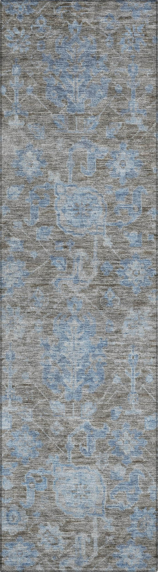 Piper Looms Chantille Formal ACN1376 Gray Machine Washable Area Rug Runner Main Image