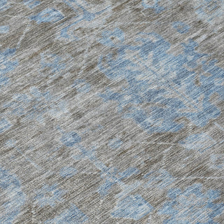 Piper Looms Chantille Formal ACN1376 Gray Machine Washable Area Rug Swatch Image