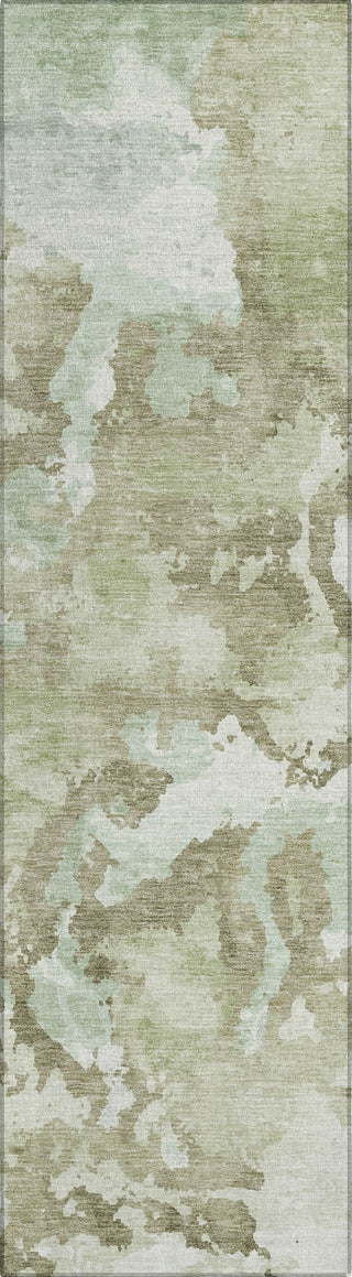 Piper Looms Chantille Modern ACN1381 Aloe Machine Washable Area Rug Runner Main Image