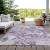 Piper Looms Chantille Modern ACN1382 Lavender Machine Washable Area Rug Outdoor Lifestyle Image Feature