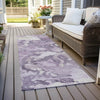 Piper Looms Chantille Modern ACN1382 Lavender Machine Washable Area Rug Runner Outdoor Lifestyle Image Feature