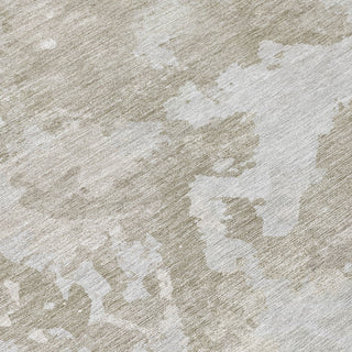 Piper Looms Chantille Modern ACN1384 Taupe Machine Washable Area Rug Swatch Image