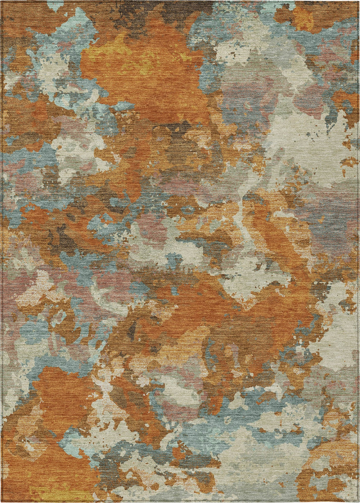 Piper Looms Chantille Modern ACN1385 Copper Machine Washable Area Rug main image