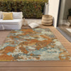 Piper Looms Chantille Modern ACN1385 Copper Machine Washable Area Rug Outdoor Lifestyle Image Feature