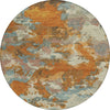 Piper Looms Chantille Modern ACN1385 Copper Machine Washable Area Rug Round Main Image