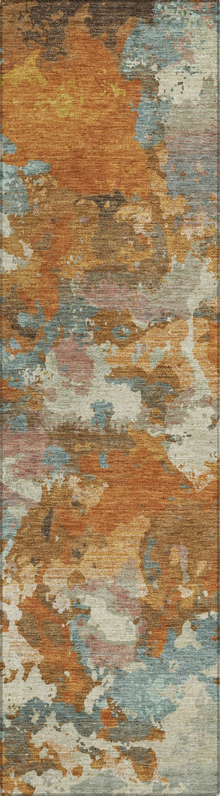 Piper Looms Chantille Modern ACN1385 Copper Machine Washable Area Rug Runner Main Image