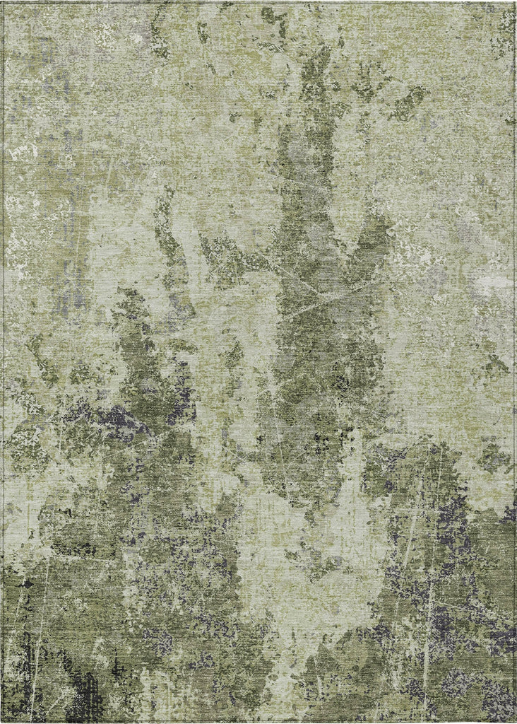 Piper Looms Chantille Modern ACN1389 Aloe Machine Washable Area Rug main image