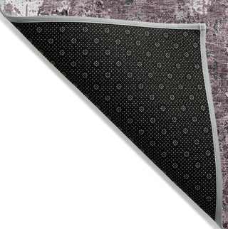 Piper Looms Chantille Modern ACN1392 Pink Machine Washable Area Rug Backing Image