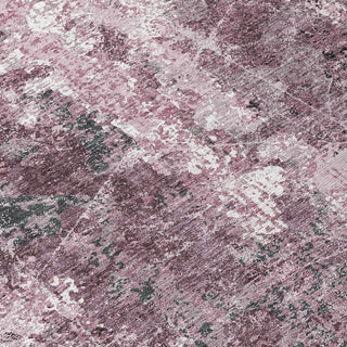 Piper Looms Chantille Modern ACN1392 Pink Machine Washable Area Rug Swatch Image