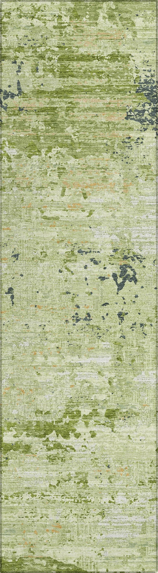Piper Looms Chantille Modern ACN1393 Aloe Machine Washable Area Rug Runner Main Image