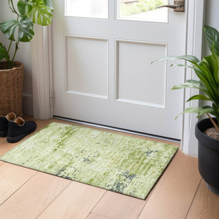 Piper Looms Chantille Modern ACN1393 Aloe Machine Washable Area Rug Scatter Lifestyle Image Feature