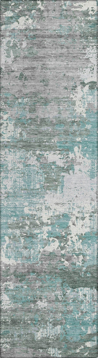 Piper Looms Chantille Modern ACN1396 Seafoam Machine Washable Area Rug Runner Main Image