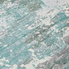 Piper Looms Chantille Modern ACN1396 Seafoam Machine Washable Area Rug Swatch Image