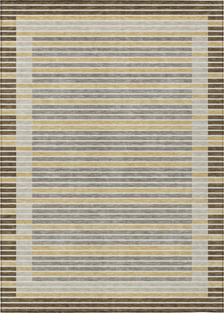 Piper Looms Chantille Stripes ACN1400 Brown Machine Washable Area Rug main image