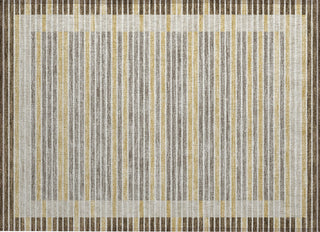 Piper Looms Chantille Stripes ACN1400 Brown Machine Washable Area Rug Scatter Main Image