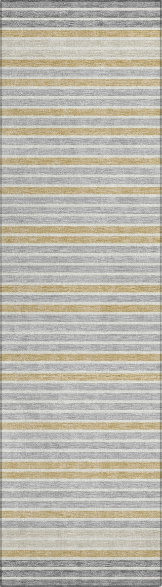 Piper Looms Chantille Stripes ACN1401 Gray Machine Washable Area Rug Runner Main Image