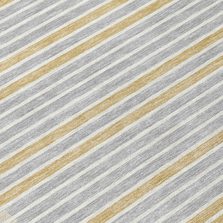 Piper Looms Chantille Stripes ACN1401 Gray Machine Washable Area Rug Swatch Image