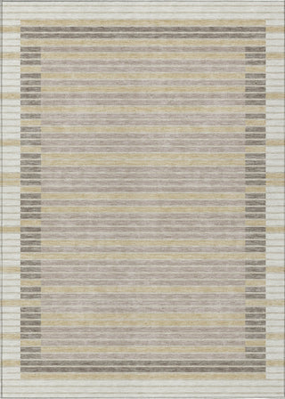 Piper Looms Chantille Stripes ACN1402 Ivory Machine Washable Area Rug main image
