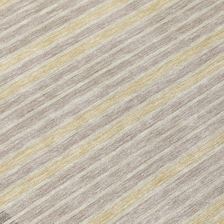 Piper Looms Chantille Stripes ACN1402 Ivory Machine Washable Area Rug Swatch Image