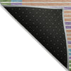 Piper Looms Chantille Stripes ACN1403 Lime Machine Washable Area Rug Backing Image