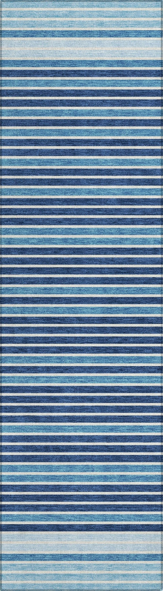 Piper Looms Chantille Stripes ACN1407 Sky Machine Washable Area Rug Runner Main Image