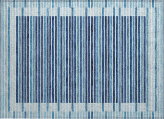Piper Looms Chantille Stripes ACN1407 Sky Machine Washable Area Rug Scatter Main Image