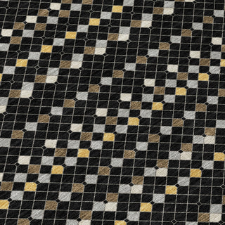 Piper Looms Chantille Stripes ACN1409 Black Machine Washable Area Rug Swatch Image