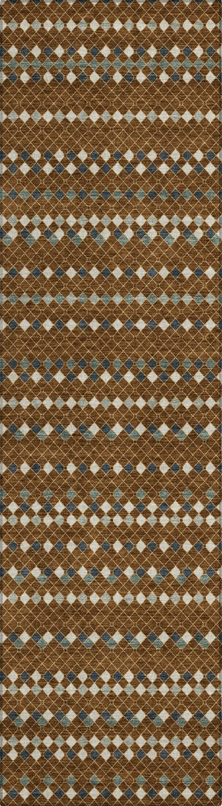 Piper Looms Chantille Stripes ACN1410 Brown Machine Washable Area Rug Runner Main Image