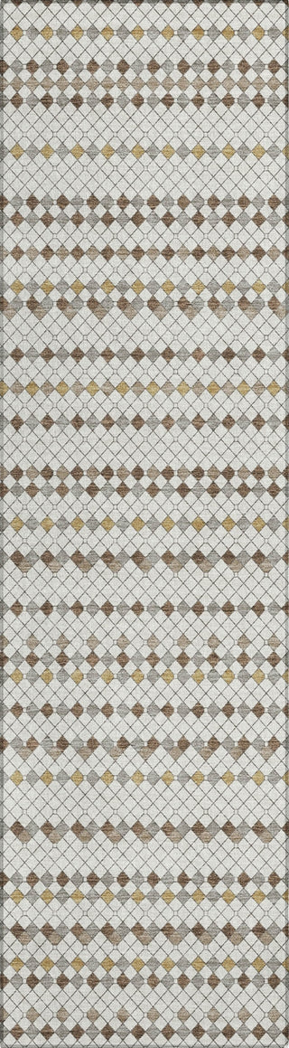 Piper Looms Chantille Stripes ACN1411 Ivory Machine Washable Area Rug Runner Main Image