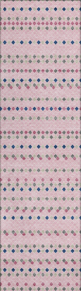 Piper Looms Chantille Stripes ACN1415 Pink Machine Washable Area Rug Runner Main Image