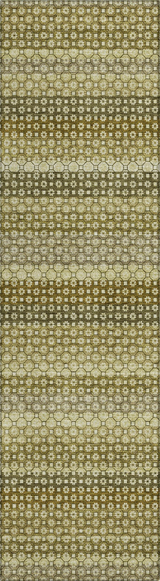 Piper Looms Chantille Stripes ACN1419 Aloe Machine Washable Area Rug Runner Main Image
