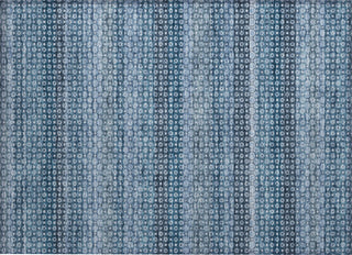 Piper Looms Chantille Stripes ACN1420 Denim Machine Washable Area Rug Scatter Main Image