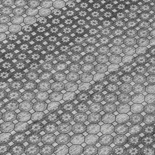 Piper Looms Chantille Stripes ACN1422 Gray Machine Washable Area Rug Swatch Image