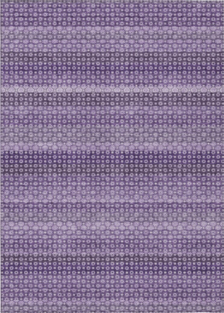 Piper Looms Chantille Stripes ACN1423 Lavender Machine Washable Area Rug main image