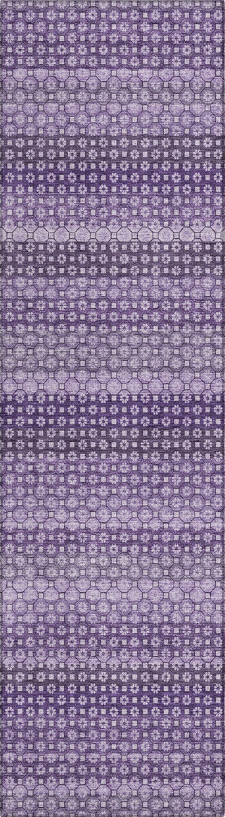 Piper Looms Chantille Stripes ACN1423 Lavender Machine Washable Area Rug Runner Main Image