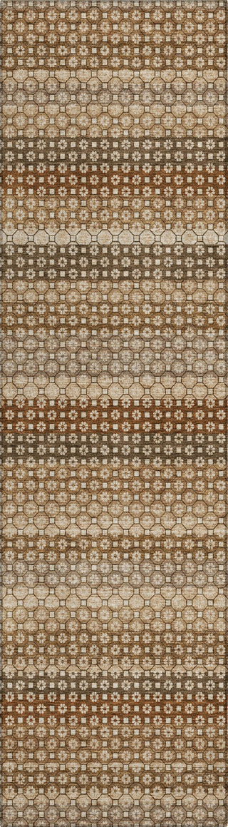 Piper Looms Chantille Stripes ACN1424 Paprika Machine Washable Area Rug Runner Main Image