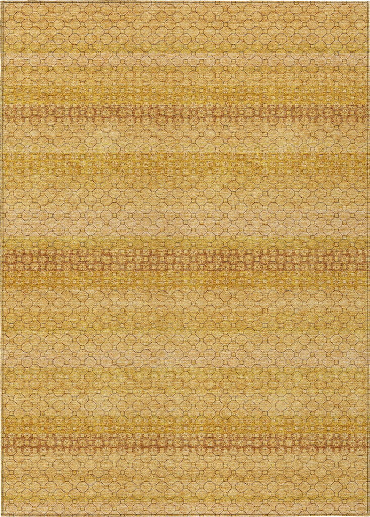 Piper Looms Chantille Stripes ACN1427 Wheat Machine Washable Area Rug main image
