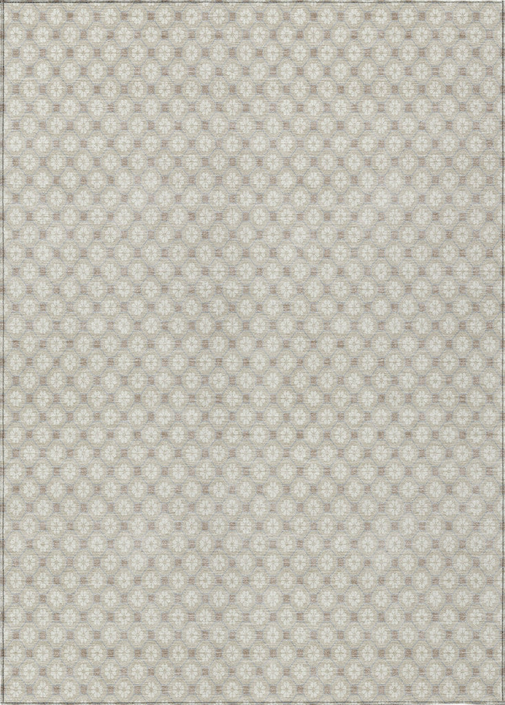 Piper Looms Chantille Lattice ACN1428 Beige Machine Washable Area Rug main image