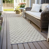 Piper Looms Chantille Lattice ACN1428 Beige Machine Washable Area Rug Runner Outdoor Lifestyle Image Feature